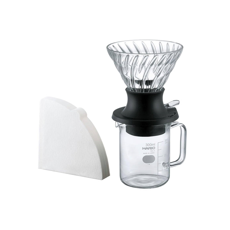 Hario V60 Glass Switch Immersion Dripper 02 Server Set